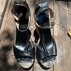 Jimmy Choo Black Heeled Sandals